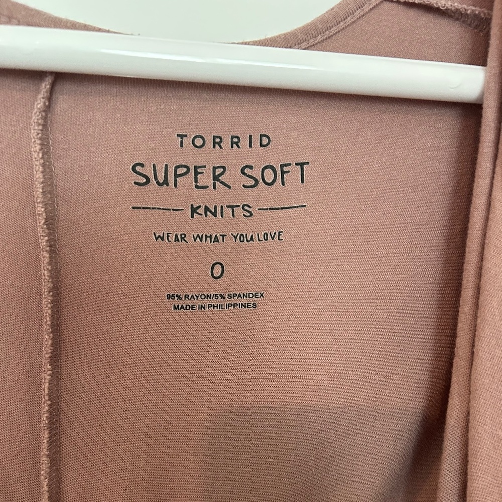 Torrid open front cardigan